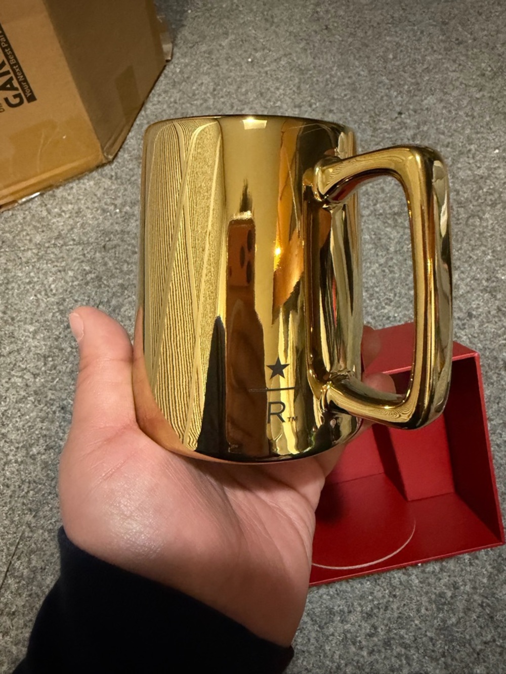 Starbucks reserve limited edition Gold Metallic Coffee Mug